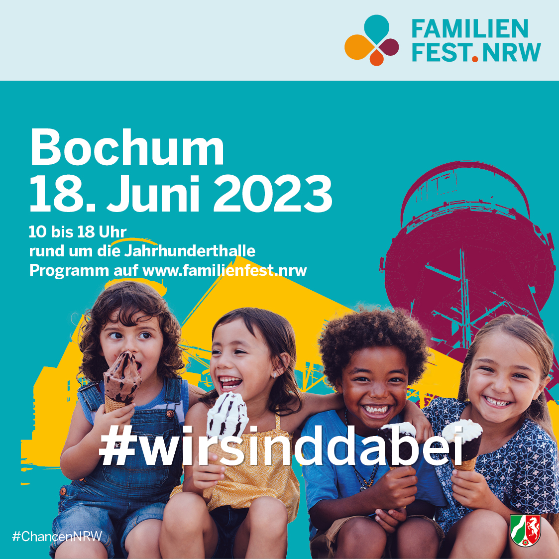 Familienfest NRW am 18. Juni 2023