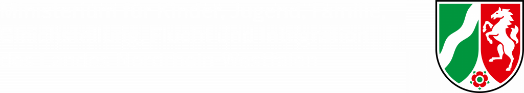 Logo Ministerium Kinder, Jugend, Familie, Gleichstellung, Flucht und Integration