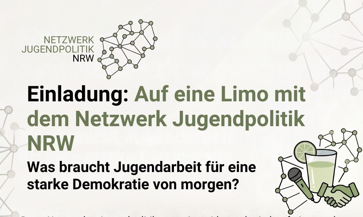 23.11.: Auf eine Limo mit dem Netzwerk Jugendpolitik NRW